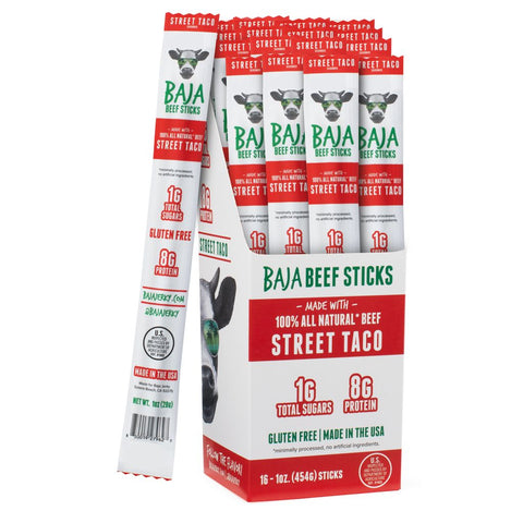 One World CPG Street Taco Beef Stick - 1 OZ 48 Pack