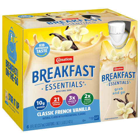 Nestle Carnation Breakfast Essentials Classic French Vanilla 48 FZ