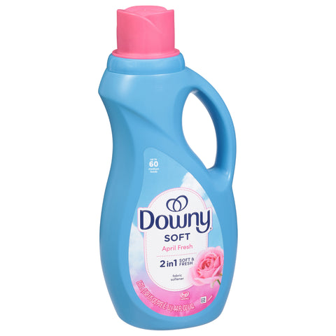 Downy 2 in 1 Soft April Fresh Fabric Softener 1.38 qt