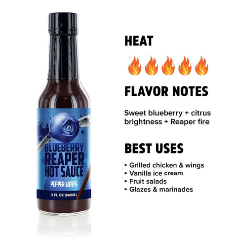 Blueberry Reaper Hot Sauce - 5 oz