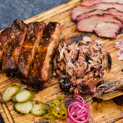 Brisket + Ribs Feast:  Feeds 6-8