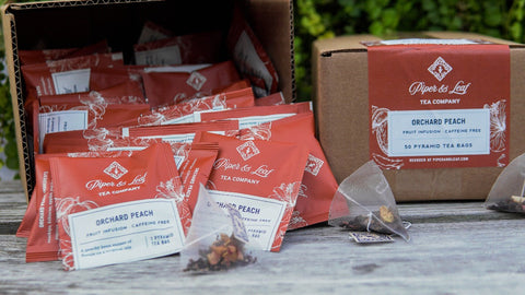Orchard Peach Case of Individually Wrapped Tea Bags- 50ct