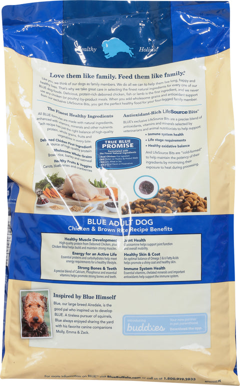 Blue Buffalo Life Protection Adult Chicken and Brown Rice Recipe 15 LB