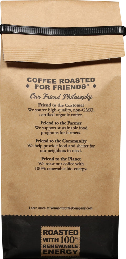 Vermont Coffee Company Organic Dark Ground Coffee 12 oz