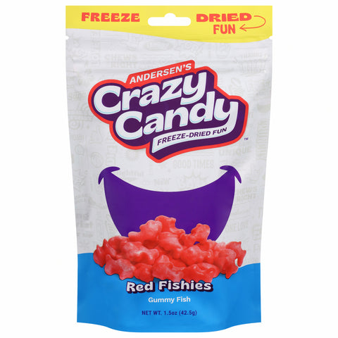 Crazy Candy Red Fishies Gummy Fish 1.5 oz - 12 Pack
