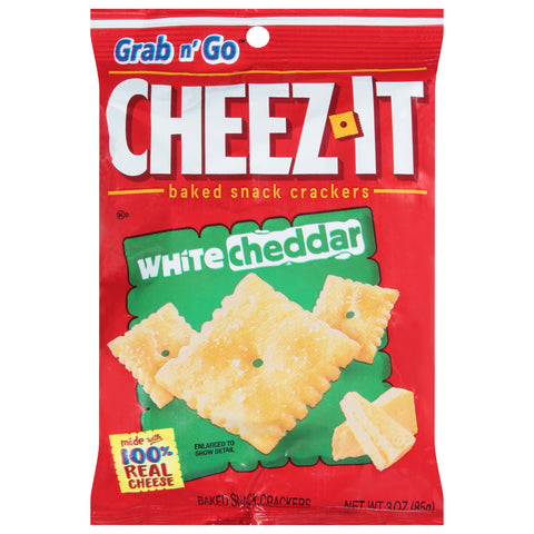 Kelloggs Cheez It Bags White Cheddar Baked Snack Crackers 3 OZ