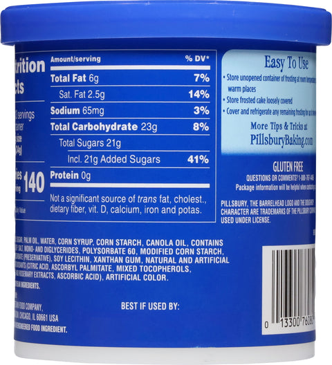 Pillsbury Vanilla Creamy Supreme 16 OZ