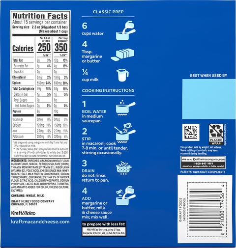 Kraft Macaroni & Cheese 36.25 OZ