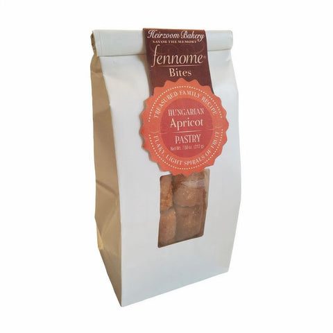 Heirzoom Bakery fennome Hungarian Pastry Bites - Apricot - 5 OZ 6 Pack