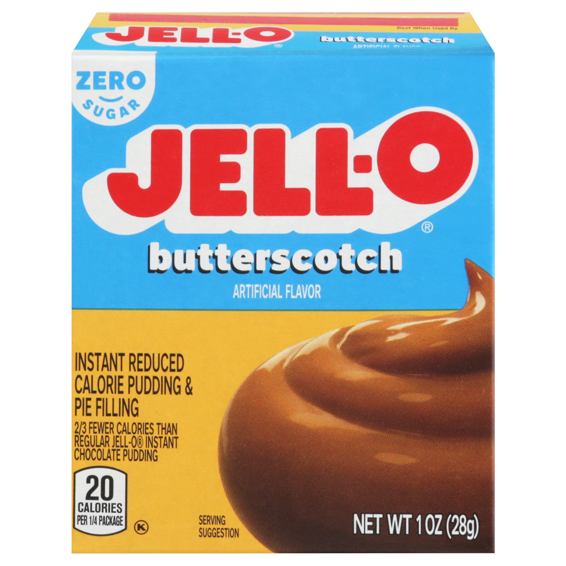 Jell-O Mix Pudding Instant Sugar Free Butterscotch - 1 OZ 24 Pack