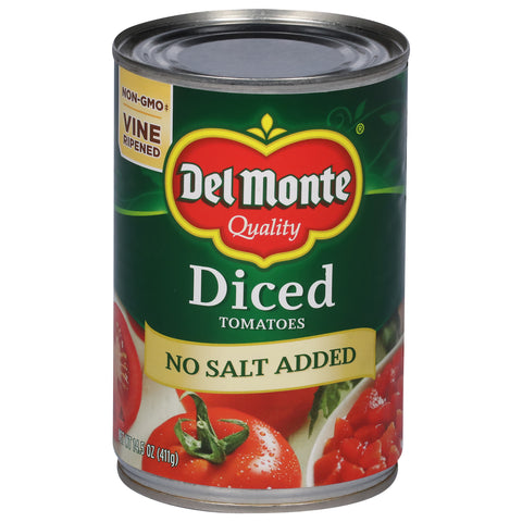Del Monte Tomatoes Diced No Salt Added 14.5 OZ