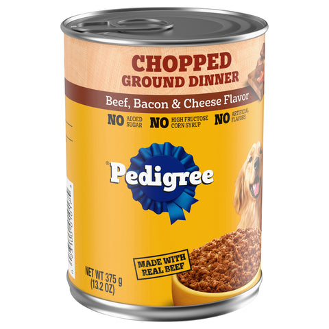 Pedigree Beef Bacon Cheese Dinner 13.2 OZ