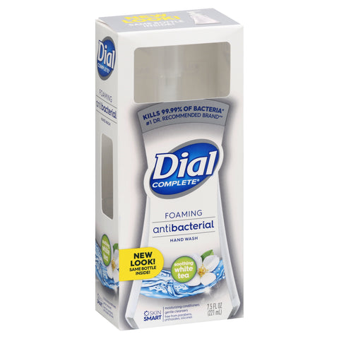 Dial Complete Foaming Antibacterial Soothing White Tea Scent Hand Wash 7.5 fl oz