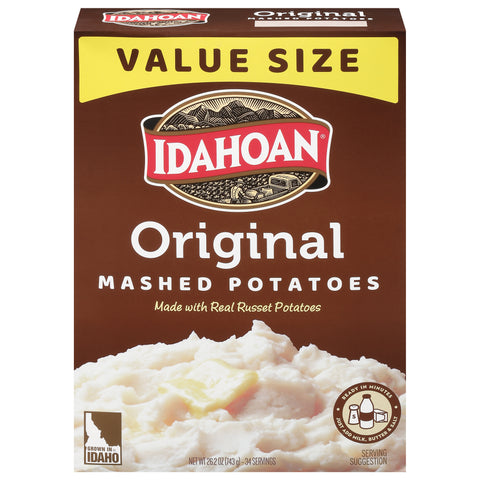 Idahoan Original Mashed Potatoes Value Size 26.2 oz - 8 Pack