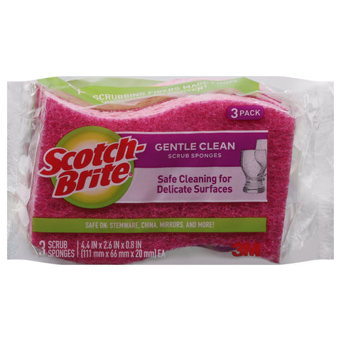 Scotch-Brite Delicate Care Scrub Sponges 3 CT