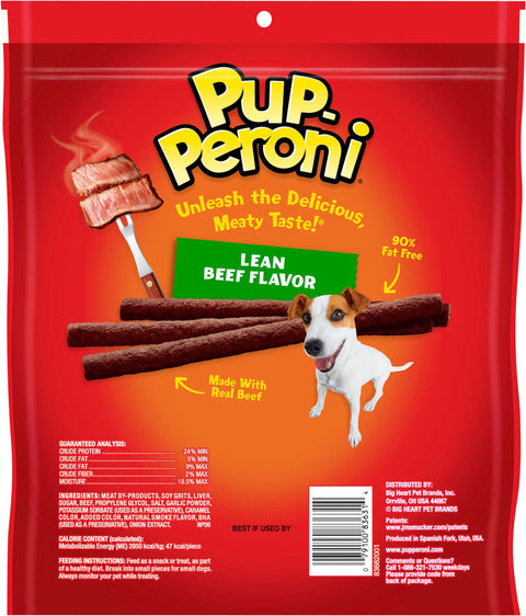Pupperoni Dog Treats Lean Beef 22.5 OZ