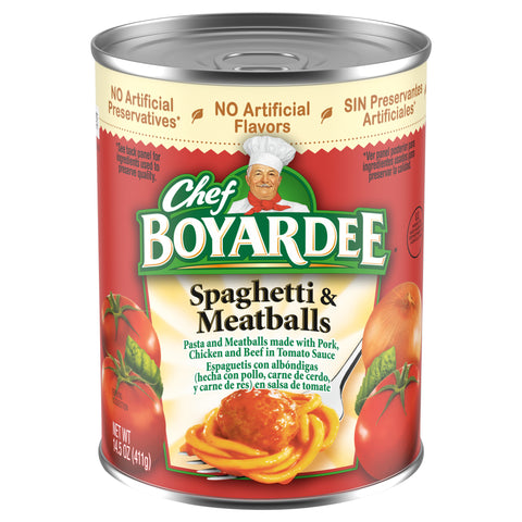 Chef Boyardee Spaghetti And Meat Pasta Can  14.5 OZ