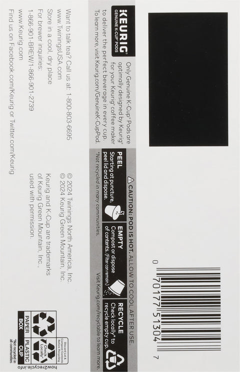 Twinings English Breakfast Black K-Cup Tea 1.26 OZ