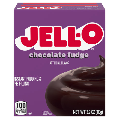 Jell-O Mix Pudding Instant Chocolate Fudge 3.9 OZ