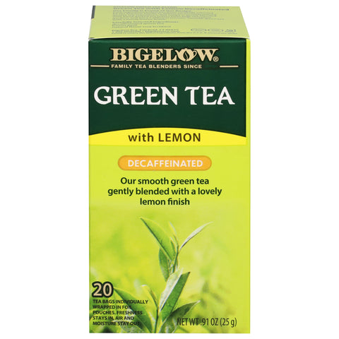 Bigelow Decaf Green With Lemon Tea 20 CT