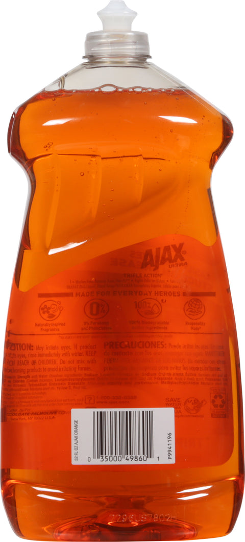 Ajax Ultra Dish Orange Liquid Dish Soap 52 FZ