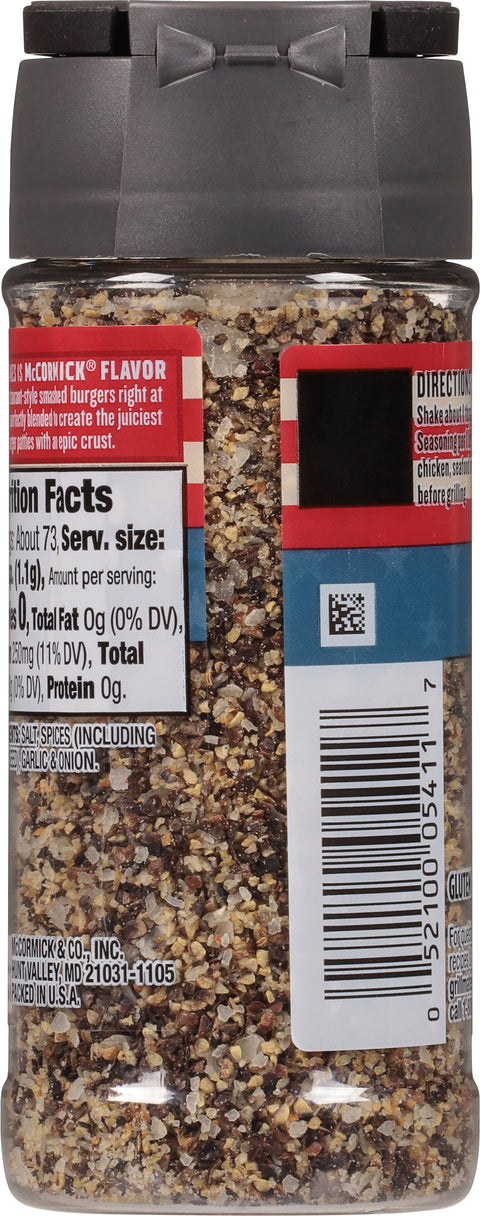 Mccormick Grill Mates Smash Seasoning Classic - 2.85 OZ 6 Pack