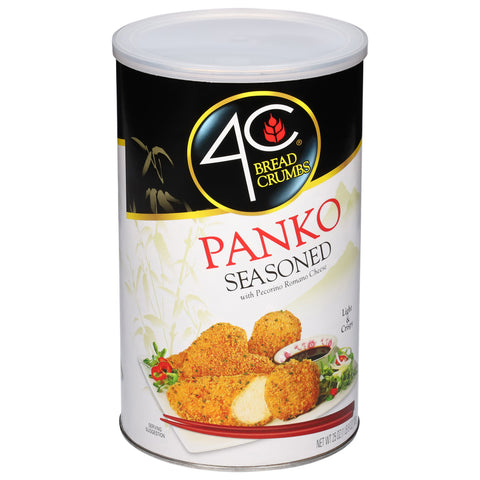 4C Panko Seasoned Bread Crumbs 25 OZ