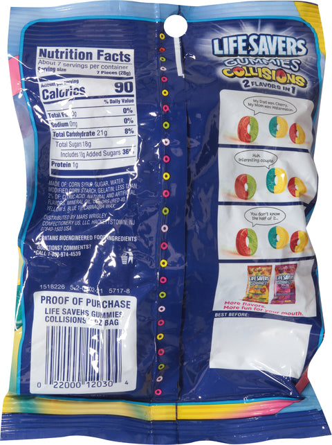 Lifesavers Gummies Collisions 7 OZ