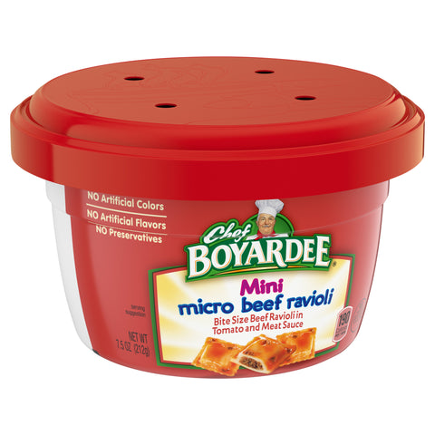 Chef Boyardee Beef Ravioli Pasta 7.5 OZ