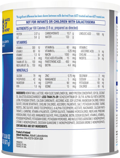 Similac Advance Birth-12 Months Milk-Based Powder Infant Formula with Iron 30.8 oz