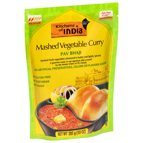 Kitchen India Mashed Vegetable Curry Pav Bhaji 10 OZ