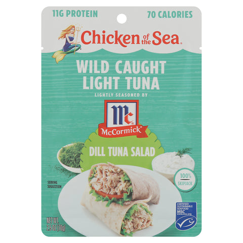 Chicken of the Sea Wild Caught Light Dill Tuna Salad Tuna 2.5 oz
