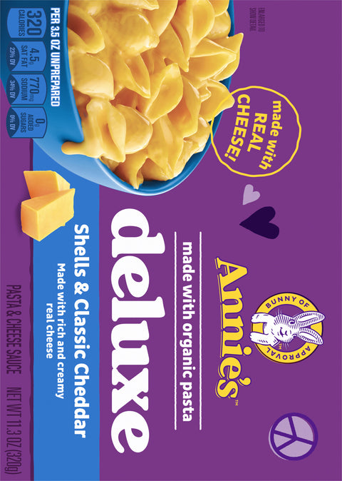 Annie's Deluxe Shells & Classic Cheddar 11.3 OZ
