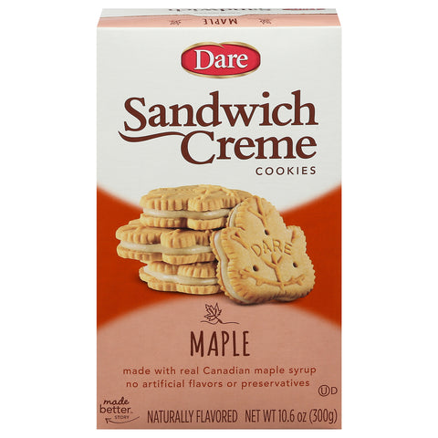 Dare Maple Creme Filled Sandwich Cookie 10.6 OZ