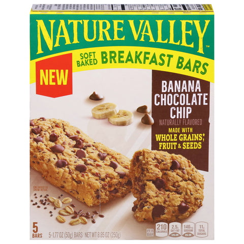 Nature Valley Soft Baked Banana Chocolate Chip Breakfast Bars 5