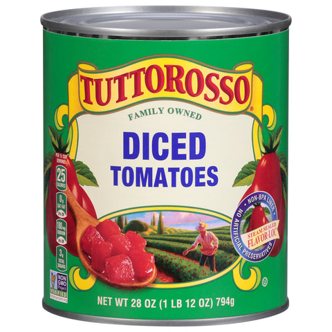 Tuttorosso Diced Tomatoes 28 OZ