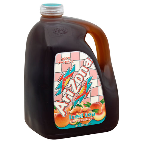 AriZona Iced Tea with Peach Flavor 128 oz - 4 Pack