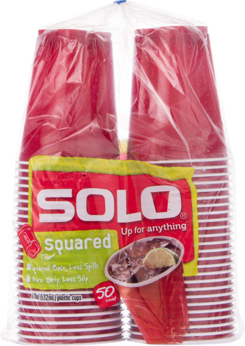 Solo Plastic Cups 50 ea