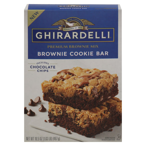 Ghirardelli Gluten Free Premium Double Chocolate Brownie Mix 18 oz - 12 Pack