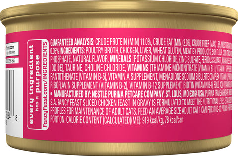 Fancy Feast Sliced Chicken Feast 3 OZ