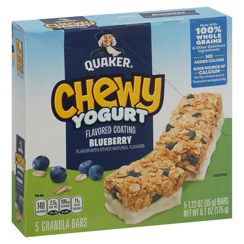 Quaker Blueberry Granola Bars 6.1 OZ