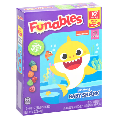 Funables Fruit Snacks Baby Shark 8 OZ