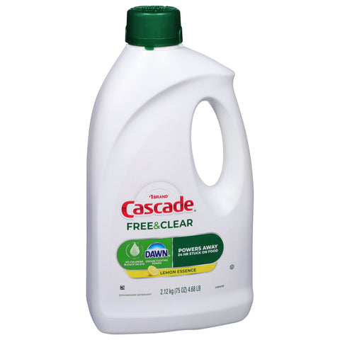 Cascade Free & Clear Dishwasher Detergent 75 OZ