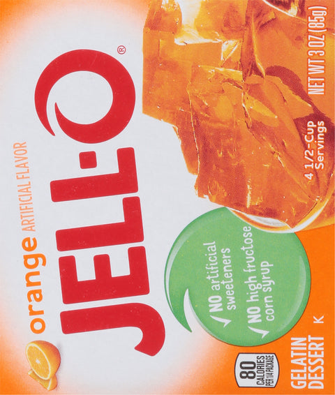 Jell-O Mix Gelatin Orange 3 OZ