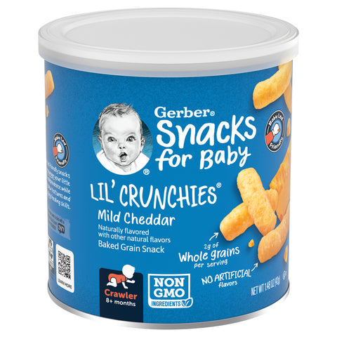 Gerber Graduates Lil Crunchies Mild Cheddar 1.48 OZ
