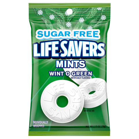 Lifesavers Mints Wint-O-Green Sugar Free 2.75 OZ