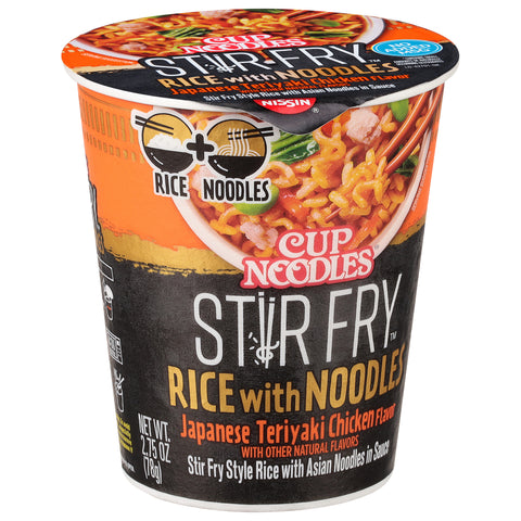 Nissin Cup Noodles Stir Fry Rice With Noodles 2.75 OZ