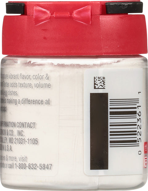 McCormick Spice Cream Of Tartar - 1.5 OZ 6 Pack