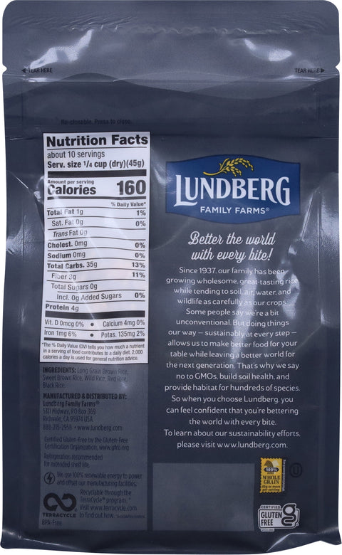 Lundberg Gluten Free Wild Blend Rice 16 OZ