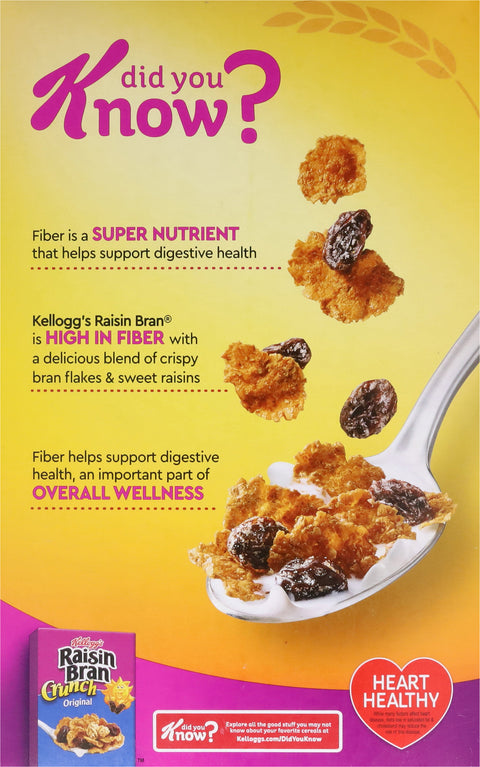 Kellogg's Raisin Bran Cereal Large Size 20.9 oz